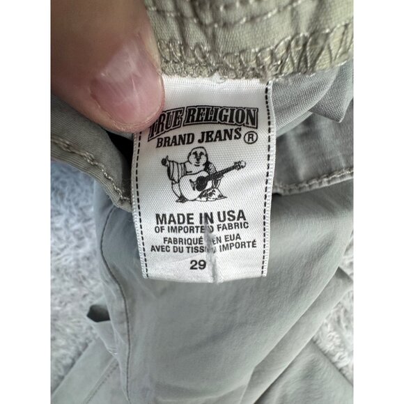 True Religion Womens 29 Brianna Pants Rare Vtg 2003 NWT Gray 90s Y2K Made-USA - Picture 7 of 16